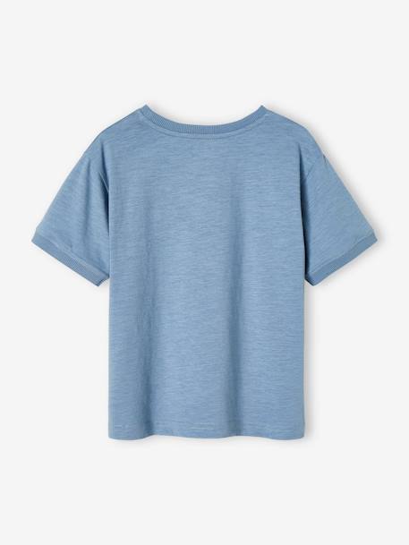 Camiseta para niño con mensaje 'Bee cool' azul claro 