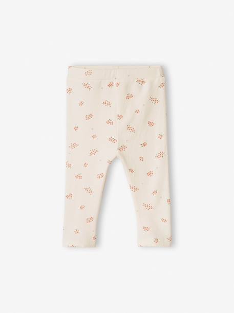 Pack de 2 leggings básicos para bebé 6306+rosa maquillaje 