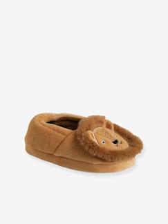 Calzado-Calzado niño (23-38)-Zapatillas de casa infantiles con interior de terciopelo «León»