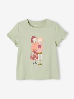 camisetas-Niña-Camisetas-Camiseta con motivo "à bicyclette" para niña