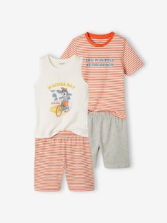 -Pack de 2 pijamas con short para niño