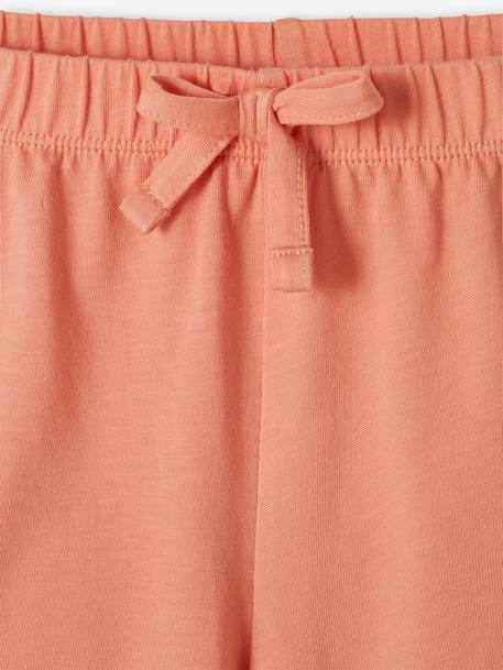 Pack de 2 shorts de pijama para niña rosa 
