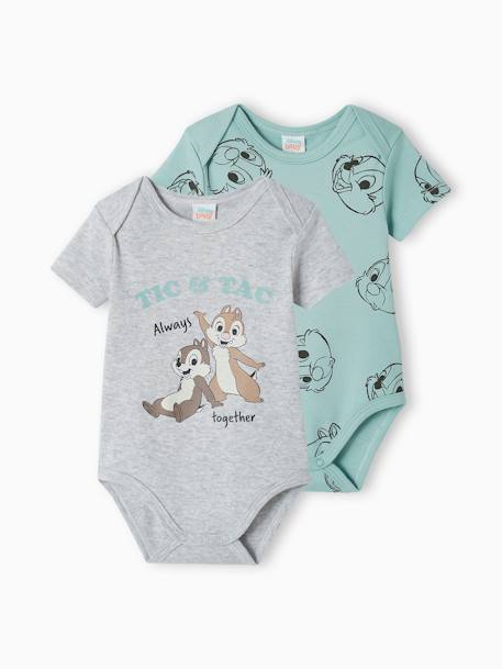 Pijamas y bodies bebé-Bebé-Pack de 2 bodies para bebé Disney® Tic & Tac