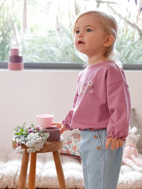 Bebé-Sudaderas, jerséis y chaquetas de punto-Sudaderas-Sudadera estampada para bebé