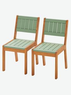 Habitación y Organización-Lote de 2 sillas infantiles para exterior - Summer