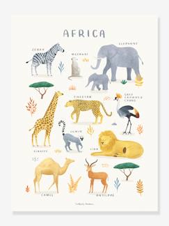 Textil Hogar y Decoración-Decoración-Cuadros, pósters y paneles-Lámina Animales de África Lilydale LILIPINSO