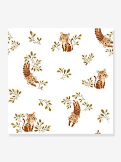 Textil Hogar y Decoración-Decoración-Papel pintado, pegatinas-Papel pintado Tigre Sabana Felidae LILIPINSO