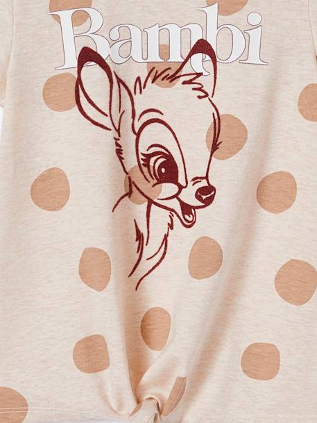 Camiseta de manga corta Disney® Bambi beige jaspeado 