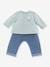 Pantalón y camiseta marinera «A orillas del río Loira» - COROLLE rayas azul 