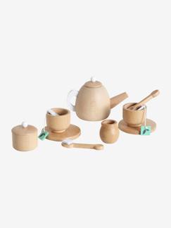 Juguetes-Juegos de imitación-Cocinitas y accesorios de cocinas-Servicio de té de madera