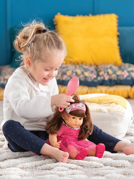 Gran muñeca Alice + cepillo COROLLE rosa chicle 