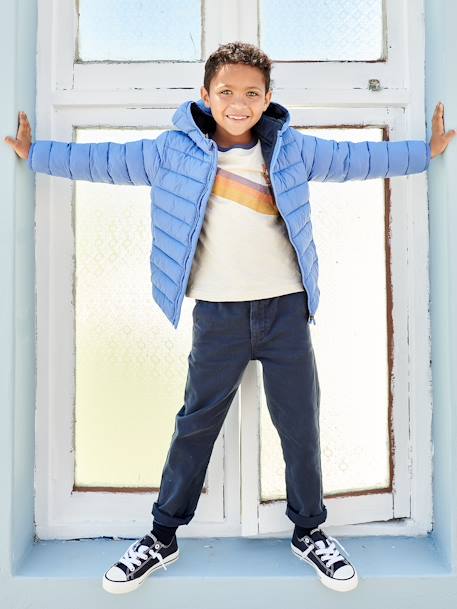 Pantalón chino fácil de llevar, para niño AZUL OSCURO LISO CON MOTIVOS+beige+VERDE MEDIO LISO CON MOTIVOS 