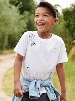 Niño-Divertida camiseta interactiva «geocaching» para niño
