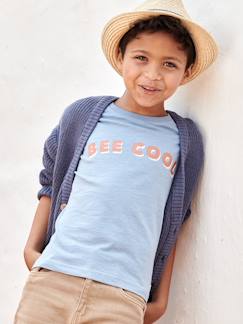 -Camiseta para niño con mensaje "Bee cool"