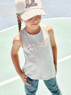 Niña-Camisetas-Camiseta sin mangas deportiva, para niña