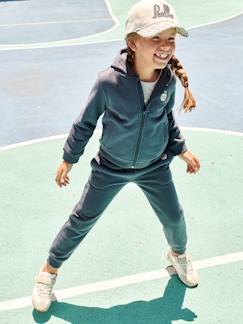 Conjunto deportivo para niña: sudadera de felpa + leggings de tejido  técnico verde - Vertbaudet