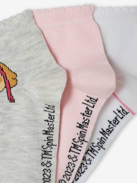 Pack de 3 pares de calcetines medianos para niña «Patrulla Canina®» lote rosa 