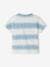 Camiseta Tortuga «tie and dye» para bebé azul claro 