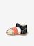 Sandalias de piel para bebé Bigbazar-2 Iconique Biboo KICKERS® AZUL OSCURO LISO 