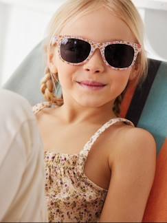 Niña-Gafas de sol con forma de flores para niña