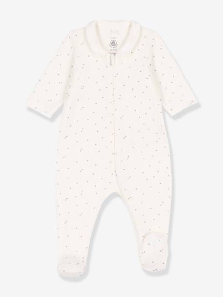 Algodón orgánico-Bebé-Pijamas-Pelele de algodón orgánico con cremallera PETIT BATEAU
