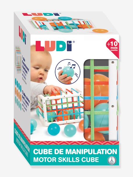 Cubo de manipulación - LUDI multicolor 
