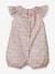 Mono de tejido Liberty para bebé - Cyrillus rosa estampado 