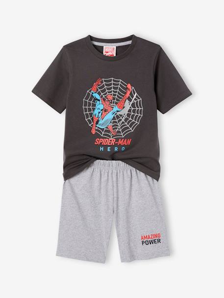 Pijama con short Marvel® Spider-Man para niño gris oscuro 