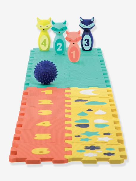 Pack de actividades: alfombra, bolos y formas - LUDI multicolor 