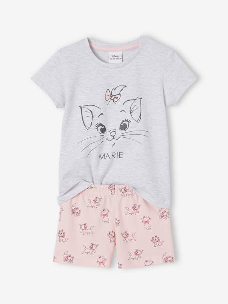 Pijama con short Disney® Marie, de los Aristogatos para niña rosa estampado 