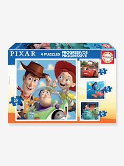 Juguetes-4 Puzzles progresivos de Pixar - 12/25 - EDUCA