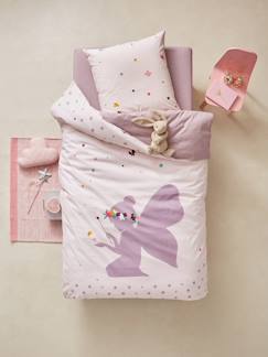 Textil Hogar y Decoración-Ropa de cama niños-Conjunto de funda nórdica + funda de almohada infantil PEQUEÑA HADA