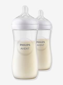 Puericultura-Comida-Pack de 2 biberones de 330 ml Natural Response de Philips AVENT