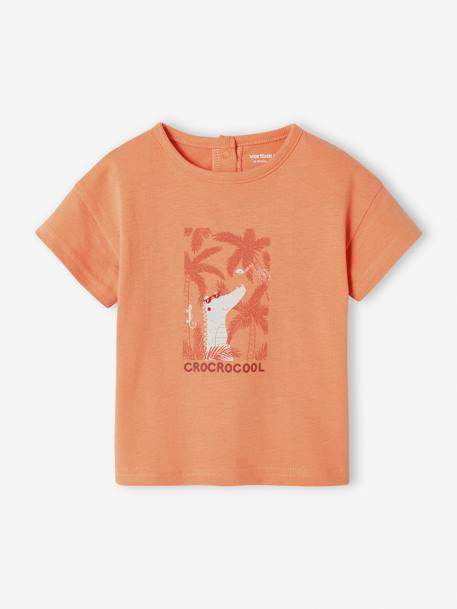 Bebé-Camisetas-Camisetas-Camiseta de manga corta «cocodrilo» para bebé