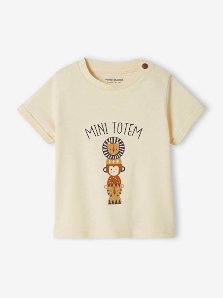 camisetas-Bebé-Camiseta «mini tótem» de manga corta para bebé