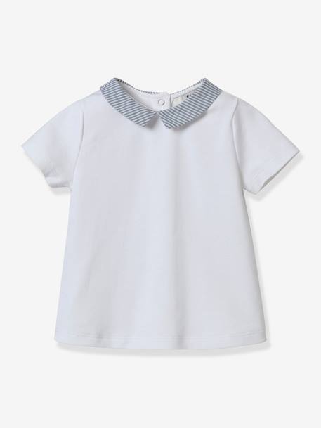 Ecorresponsables-Bebé-Blusas, camisas-Camiseta de algodón orgánico para bebé - Cyrillus