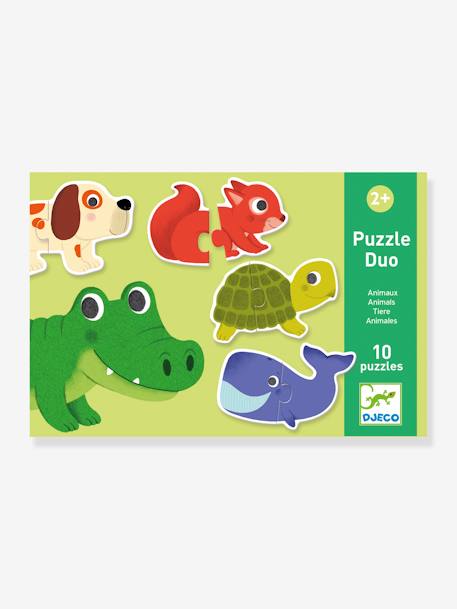 Puzzle pareja de animales - DJECO verde 