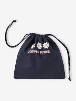 Bolsa para la merienda «Flower power» para niña
