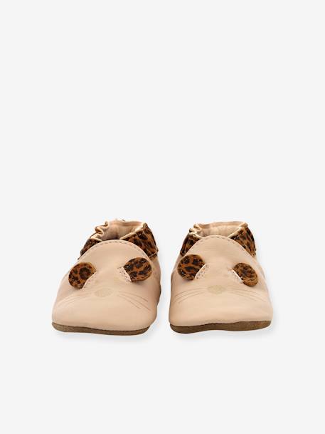 Zapatillas patucos de piel suave para bebé ROBEEZ© Leo Mouse 874641-10 rosa 