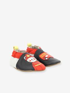 -Zapatillas de piel flexible para bebé Fireman ROBEEZ© 686641-10