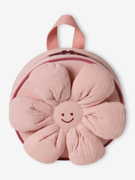 Bebé-Accesorios-Mochilas, bolsos-Mochila de gasa de algodón «flores» para niña, para preescolar