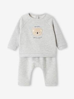 Preparar la llegada del bebé - Homewear Futura mamá-Conjunto para bebé: sudadera y pantalón