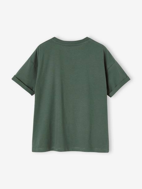 Camiseta deportiva de manga corta «Team» para niña verde 