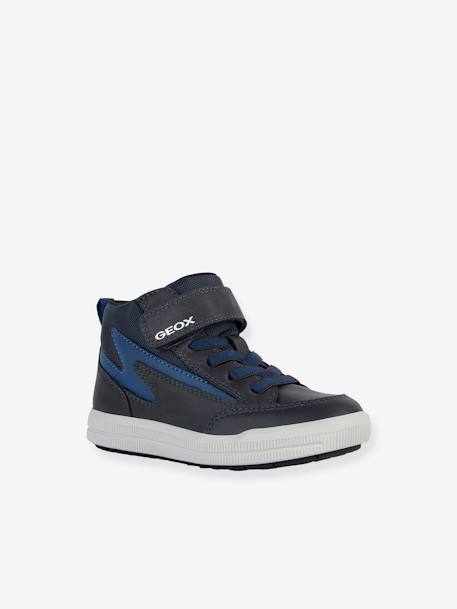 Zapatillas deportivas infantiles de caña alta con cierre autoadherente Geox® J Arzach Niño azul marino+tinta 