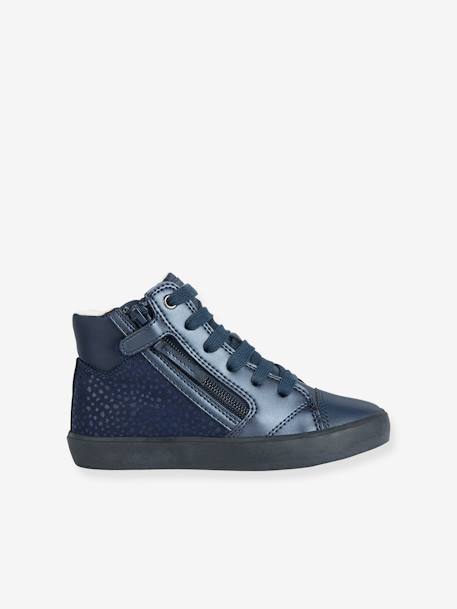 Zapatillas deportivas infantiles de caña alta Geox® J Gisli Niña azul marino+gris 