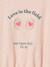 Camiseta deportiva de manga larga elástica para niña rosa maquillaje 