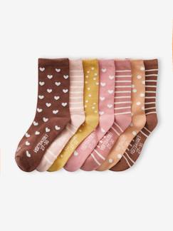 OEKO-TEX®-Niña-Ropa interior-Pack de 7 pares de calcetines para niña para toda la semana