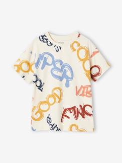 camisetas-Niño-Camisetas y polos-Camiseta para niño con ilustración tamaño maxi