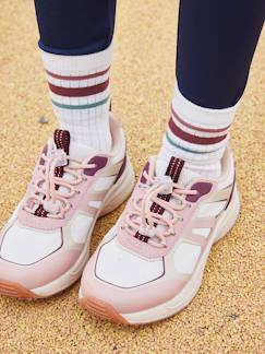Calzado-Zapatillas deportivas elásticas con suela gruesa para niña