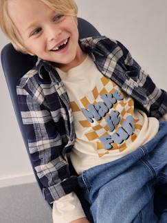 Niño-Camisa de franela a cuadros para niño